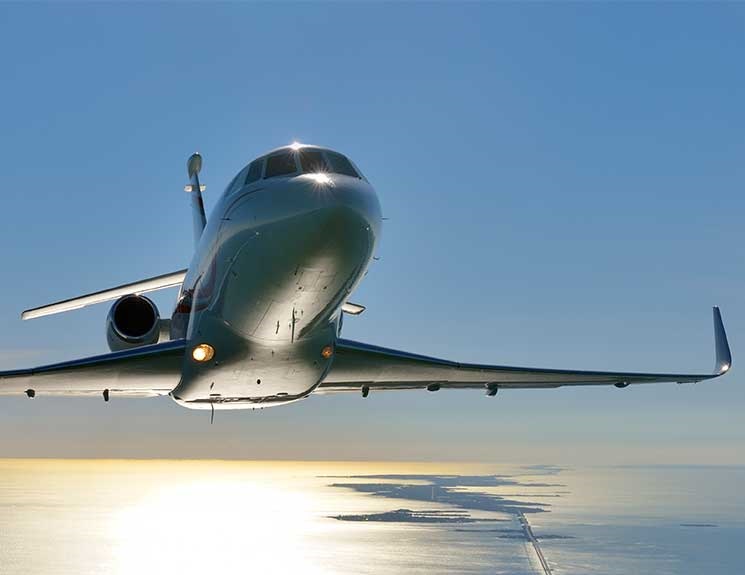 Falcon 900 LX private jet chartering