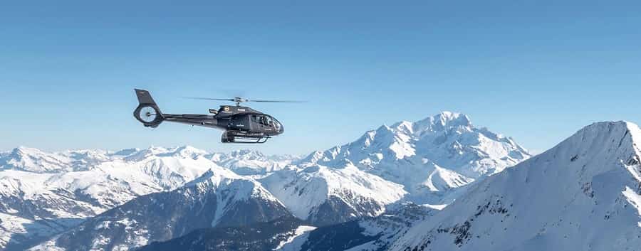 Mayrhofen private helicopter transfer service