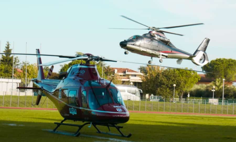 Prague private helicopter transfer service