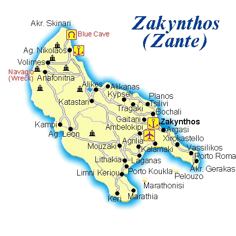 Welcome to Zakynthos island private jet charter in Greece