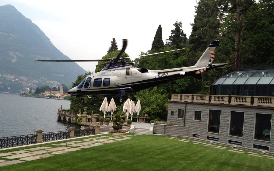 Como private helicopter charter service