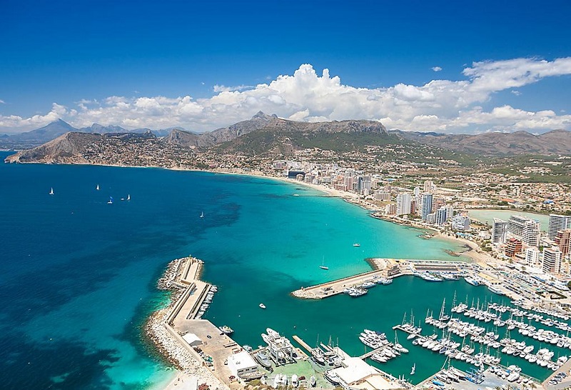 Alicante helicopter flight services in Spain