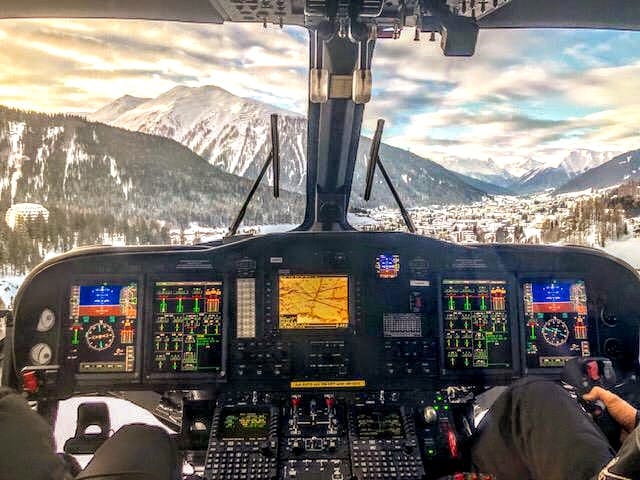 Zurich & St Moritz helicopter flight transfers, VIP air service in Switzerland
