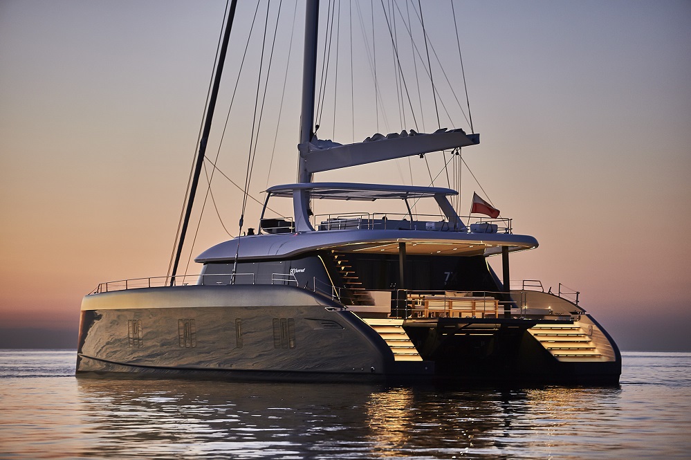 7X 80ft Kefalonia luxury catamaran rental