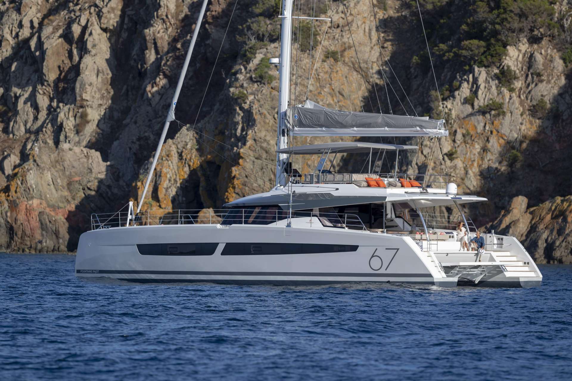 Number One 66,80ft Vigo luxury catamaran charter