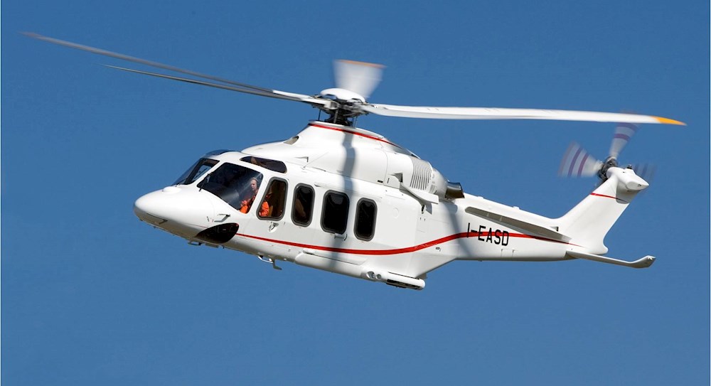 Agusta 139 French Alps corporate helicopter