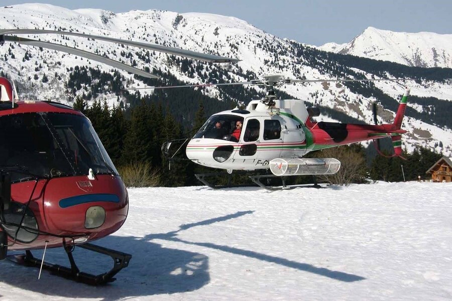 Breuil Cervinia helicopter charter service