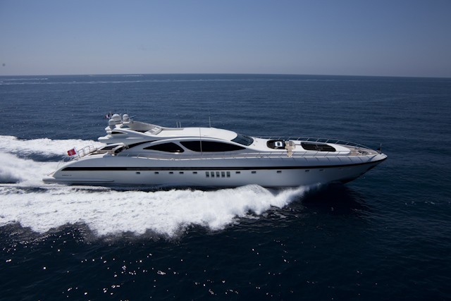 Mangusta 130 Mediterranean luxury yacht charter